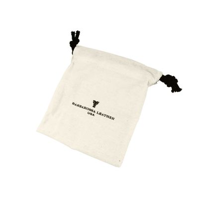 Custom Recycle Organic Cotton Pouch Canvas Drawstring Dust Bag With Logo Print for Clothes Shoes Package