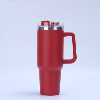 40oz 1200ml Double Wall Vacuum Tumbler Bottle Car Cup Leak Proof