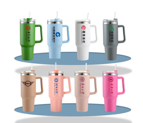 Adventure Quencher Insulated Sport Bottle Tumbler With Handle Straw Lid Reusable