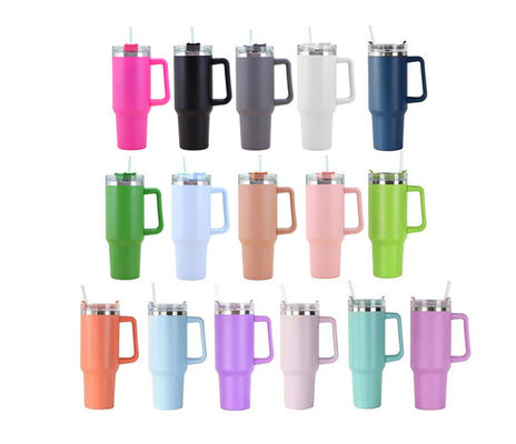 Custom Logo Vacuum Insulated Sports Bottle 40oz 1200ml 304SS