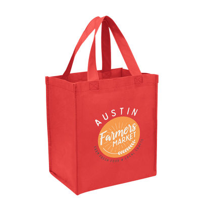 Sustainable Non Woven Shopping Bag Tote CMYK Printing 60gsm-140gsm
