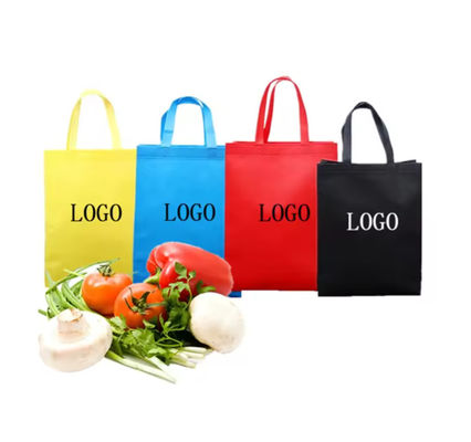 Foldable Non Woven Shopping Bag 100gsm Fabric For Surpermarket
