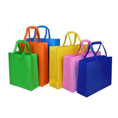 Custom Printed Washable Non Woven Recycle Bag With Double Handles 80gsm-120gsm