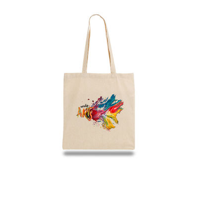 Sublimation Polyester Jumbo Canvas Tote Bags Reusable Canvas Bags Bulk