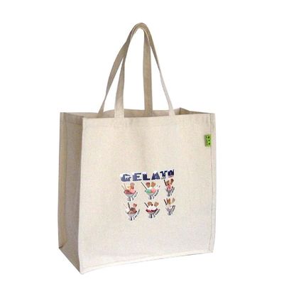 Embroidered Recycled Canvas Bags Totes Logo Printed Customizable