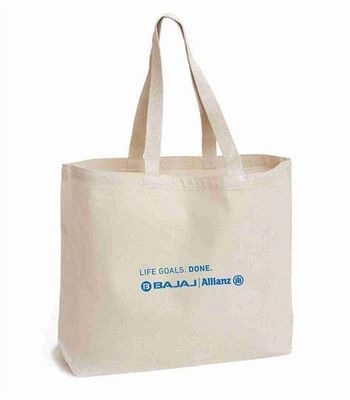 Natural Plain Gusset Canvas Tote Bag Shopping Bulk Custom Printing
