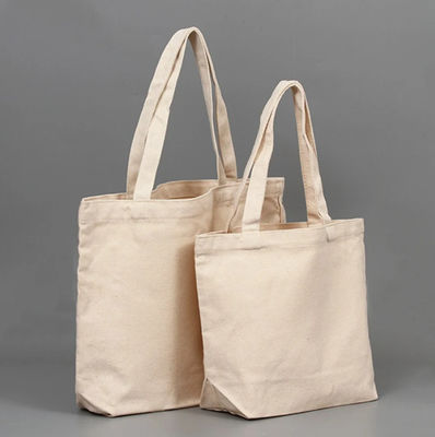 Natural Plain Gusset Canvas Tote Bag Shopping Bulk Custom Printing