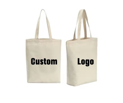 Natural Plain Gusset Canvas Tote Bag Shopping Bulk Custom Printing