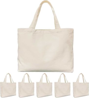 Drawing Blank Black Gift Canvas Tote Bag Shopping Eco Friendly ODM