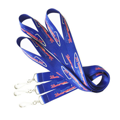 Sublimation Printing Polyester Carabiner Lanyard Company Branded Bulk