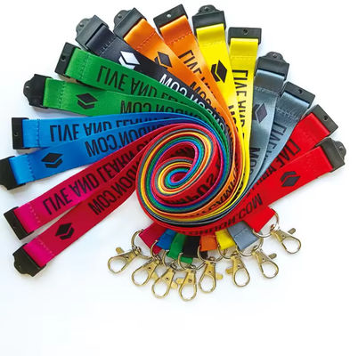 Dye Sumblimation Flat Polyester Retractable Lanyard Card Holder Full Colors