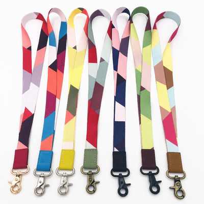 Plastic Woven Neck Badge Lanyard Retractable Badge Holder Logo Custom