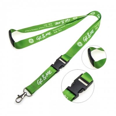 Colorful Flat Polyester nylon Waterproof Phone Lanyard strap With Hook Buckle Safe Clip