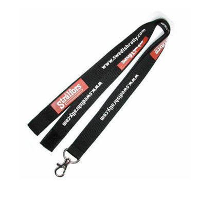 Silkscreen Printed Lanyard Plastic Holder In Bulk Custom Pantone Colors