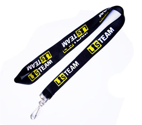 Polyester Double Bulldog Clip Lanyards Promotional Customised Lanyard Card Holder