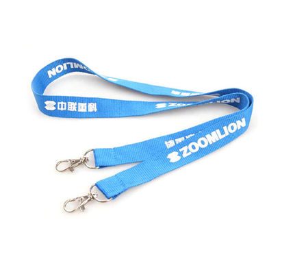Custom Polyester Screen Printed Lanyards Neck Strap Safety Breakaway