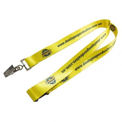 Silkscreen Printed Nylon Sublimation Lanyards Blank Polyester For Promotions And Events