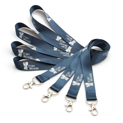 Silkscreen Printed Nylon Sublimation Lanyards Blank Polyester For Promotions And Events