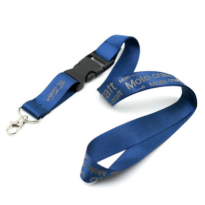 Silkscreen Printed Nylon Sublimation Lanyards Blank Polyester For Promotions And Events