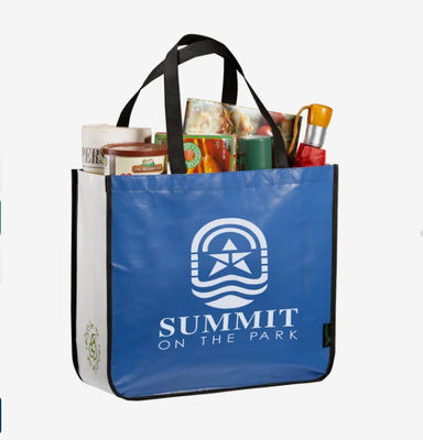 Custom Printed Reusable Non Woven Shopping Bag Fabric With Heat Transfer Printing