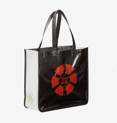 Custom Printed Reusable Non Woven Shopping Bag Fabric With Heat Transfer Printing