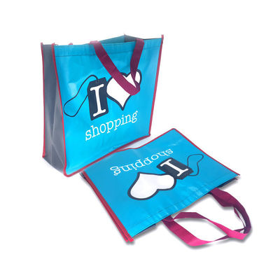 Custom Printed Reusable Non Woven Shopping Bag Fabric With Heat Transfer Printing