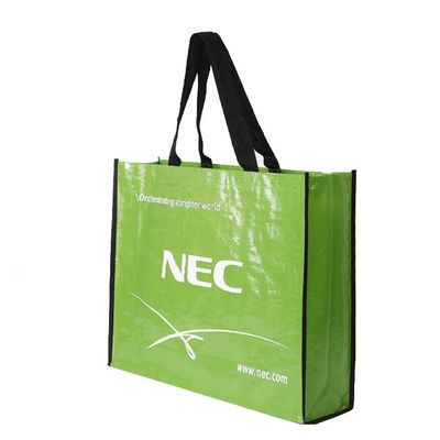 Laminated PP Nonwoven Tote Bags Eco Friendly 120g 14&quot;X16&quot;X10&quot;