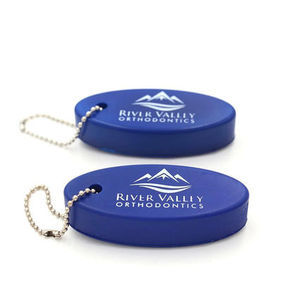 Sports Floating Rugby Ball Keychain Badge Boat Rubber NBR PU Foam Custom