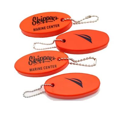 Sports Floating Rugby Ball Keychain Badge Boat Rubber NBR PU Foam Custom
