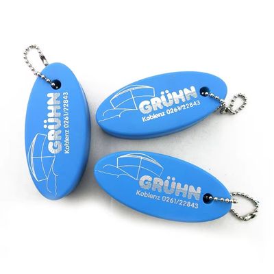 Sports Floating Rugby Ball Keychain Badge Boat Rubber NBR PU Foam Custom