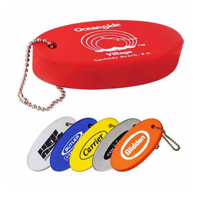 Sports Floating Rugby Ball Keychain Badge Boat Rubber NBR PU Foam Custom