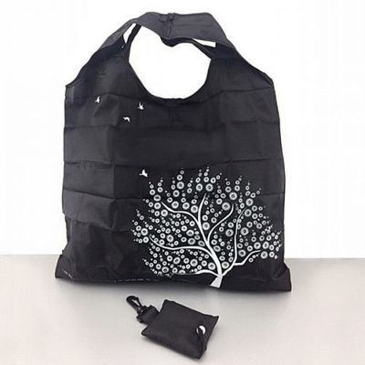 Reusable Grocery Foldable Shopping Bag 190T Polyester Washable