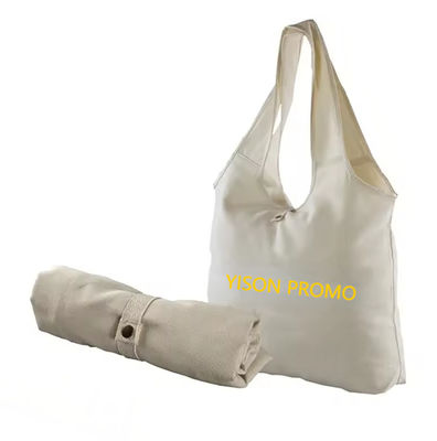 Recyclable Polyester Foldable Shopping Bag 10OZ Canvas Cotton ODM