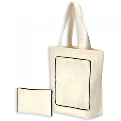 Recyclable Polyester Foldable Shopping Bag 10OZ Canvas Cotton ODM