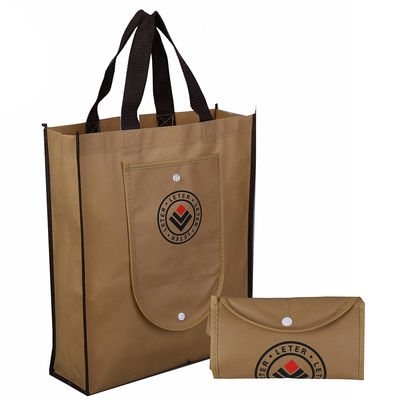 Reusable Non Woven Foldable Shopping Bag Custom Printing For Grocery