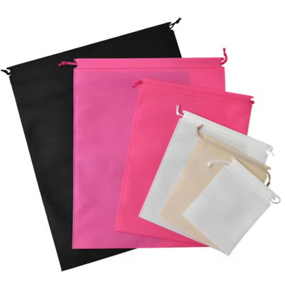 Nonwoven Cotton Small Drawstring Gift Bags For Shoes Clothing Dust Packaging
