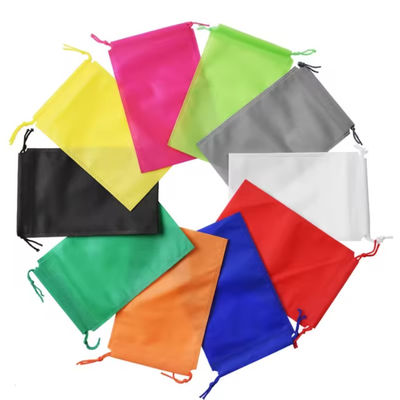 Nonwoven Cotton Small Drawstring Gift Bags For Shoes Clothing Dust Packaging