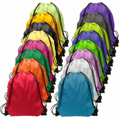Polyester Drawstring Dust Bag Backpack Bulk For Camping Fitness Tourism Yoga Sports