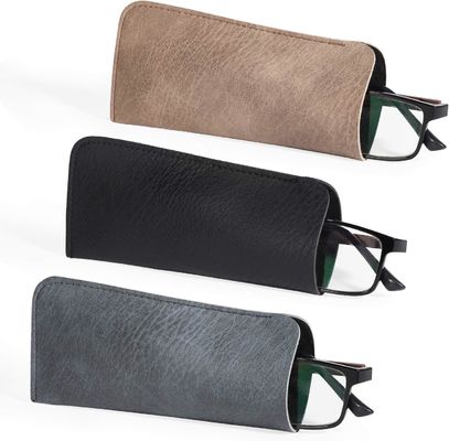 Neoprene Eyeglasses Case PU Leather Drawstring Pouch Bag Personalised