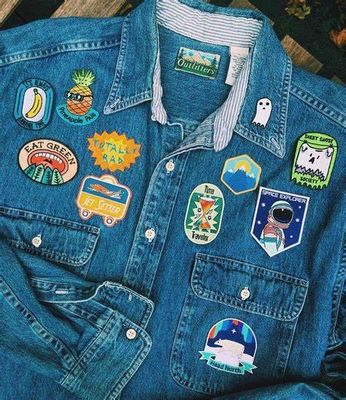 ODM Washable Jacket Stickers Patches Labels For Clothing Jeans Cap Shoes
