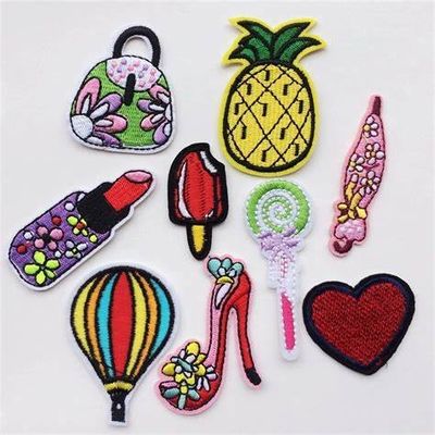 Embroidered Fabric Iron On Garment Patch Sew On Applique For Clothes Dress Jeans