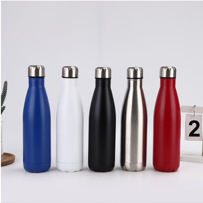 Leak Proof Double Wall Insulated Water Bottle 17oz 500ml Colorful Keep Hot Cold Sports