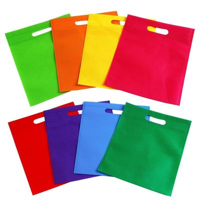 オーダーメイド ロゴ ブランド 印刷 織物のない再利用可能な ギフト バッグ ショッピング バッグ 小売 ショッピング