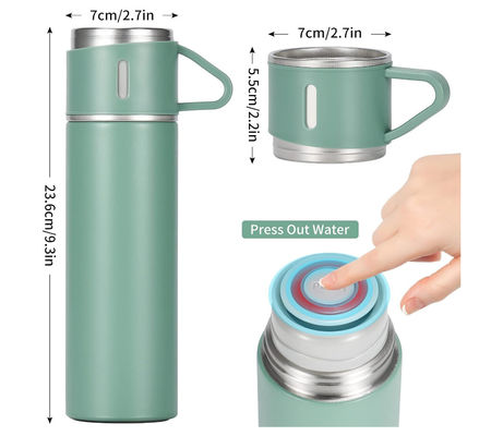 500ml Vacuum Flask Double Wall Stainless Steel Insulated Water Bottle Bpa Free