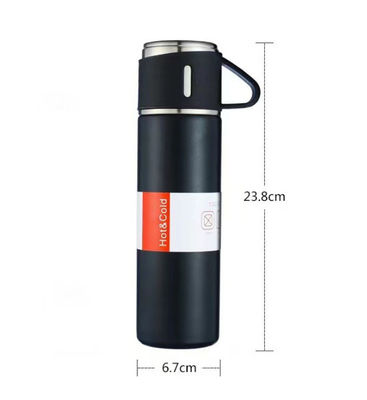 500ml Double Wall Insulated Vacuum Sports Bottle With Screw On Leak Proof Lid And Custom Logo