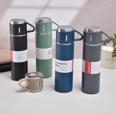 500ml Double Wall Insulated Vacuum Sports Bottle With Screw On Leak Proof Lid And Custom Logo
