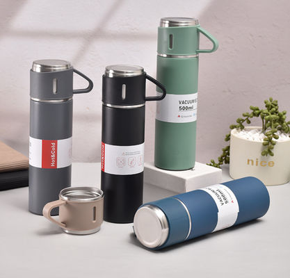 500ml Double Wall Insulated Vacuum Sports Bottle With Screw On Leak Proof Lid And Custom Logo