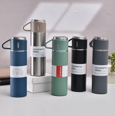 500ml Double Wall Insulated Vacuum Sports Bottle With Screw On Leak Proof Lid And Custom Logo