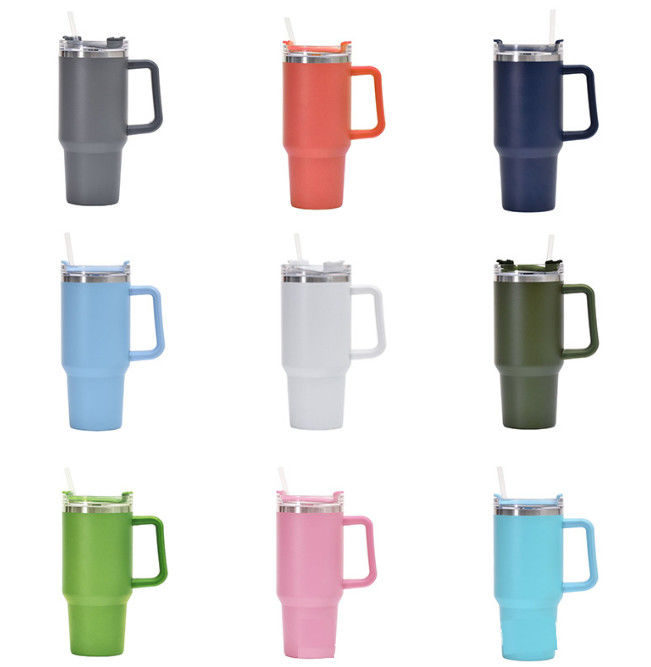 Custom Logo 40oz 304 Stainless Steel General-1 Vacuum Flask Water Bottle Cup Tumbler For  On Auto Car